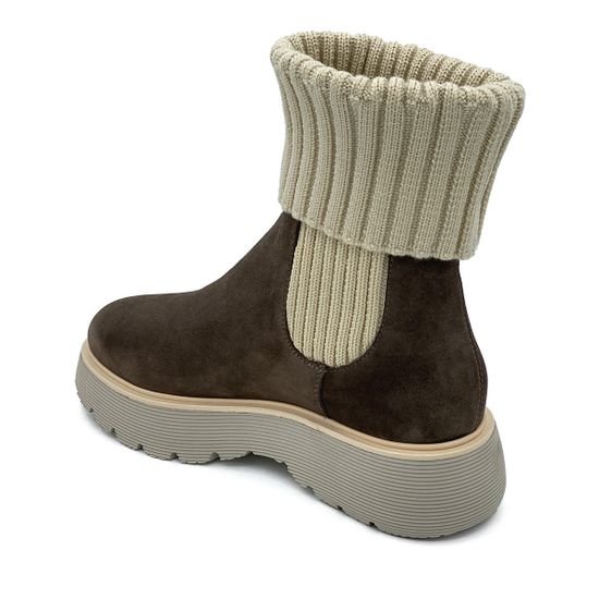 Ботинки KELTON бежевые замшевые байка - фото 3, 