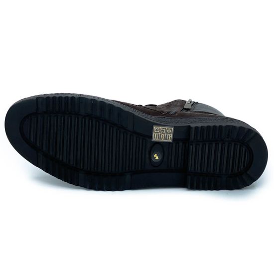 Ботинки Lab Milano коричневые замшевые демисезонные - фото 4, 