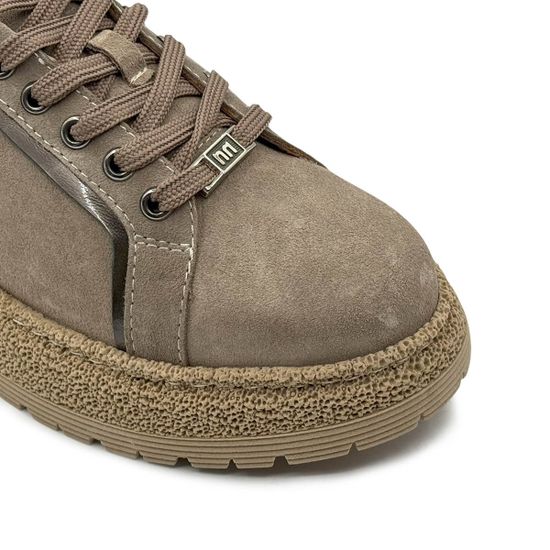 Полуботинки NILA&amp;NILA бежевые замшевые &quot;леопард&quot; - фото 5, NO9008 NIL BEIGE