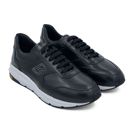 Кроссовки Bruno Antolini черные кожаные демисезонные - фото 7, 98302 BA NERO