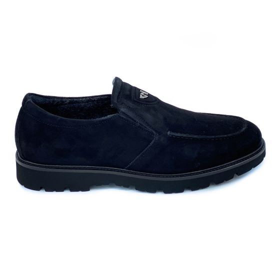 Ботинки Giampieronicola черные замшевые утеплитель - шерсть - фото 1, 