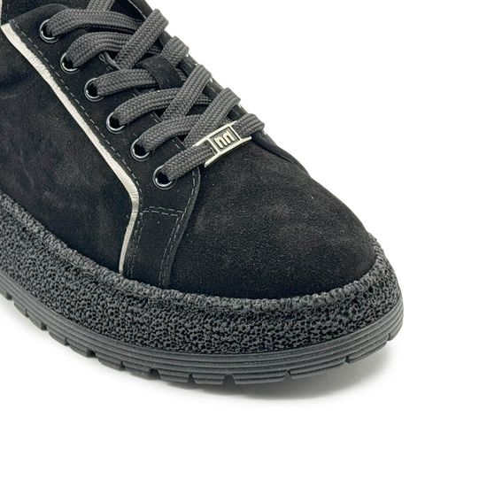 Полуботинки NILA&amp;NILA черные замшевые демисезонные - фото 6, NO9008 NIL NERO