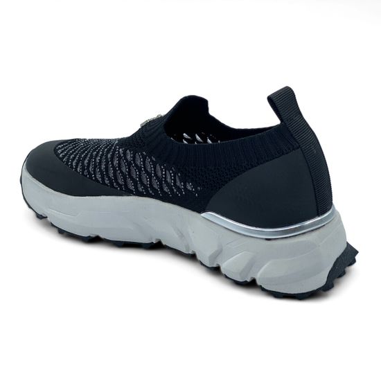 Кроссовки NILA NILA черные текстильные - фото 3, JM2304 NIL NERO