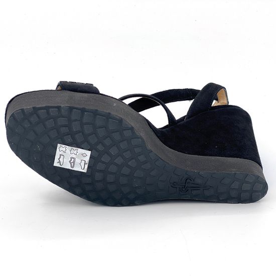 Босоножки Cesare Paciotti замшевые черные - фото 4, LLRD10 PA