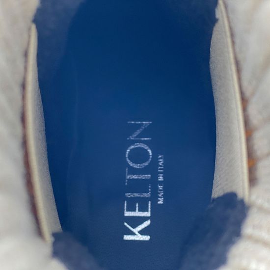 Ботинки KELTON бежевые замшевые байка - фото 8, 