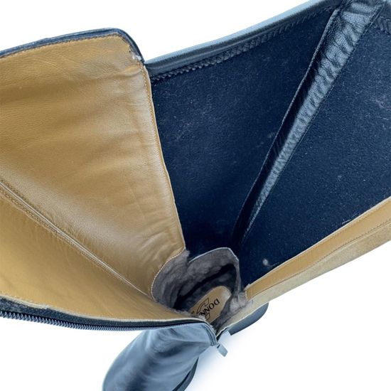 Сапоги Donna Soft черные кожаные евромех - фото 8, DS2209M DS