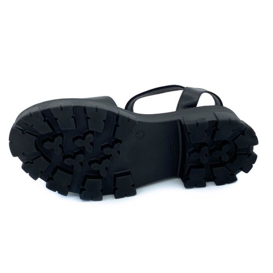 Босоножки Cover черные кожаные - фото 4, 2592-3 COV