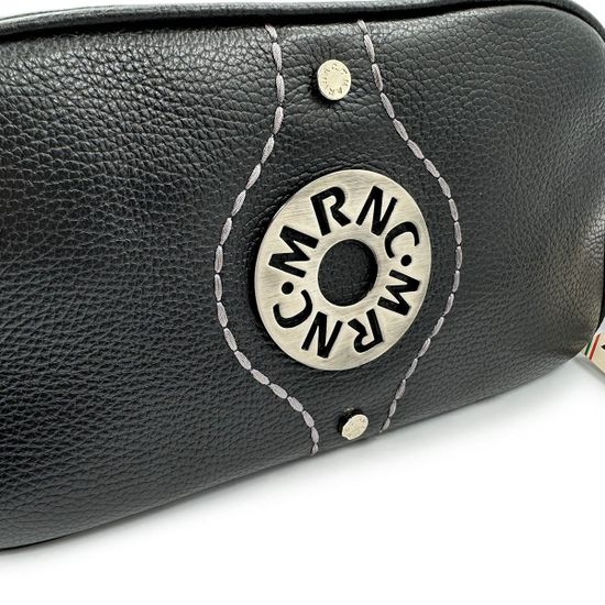 Сумка Marina Creazioni черная кожаная - фото 4, 