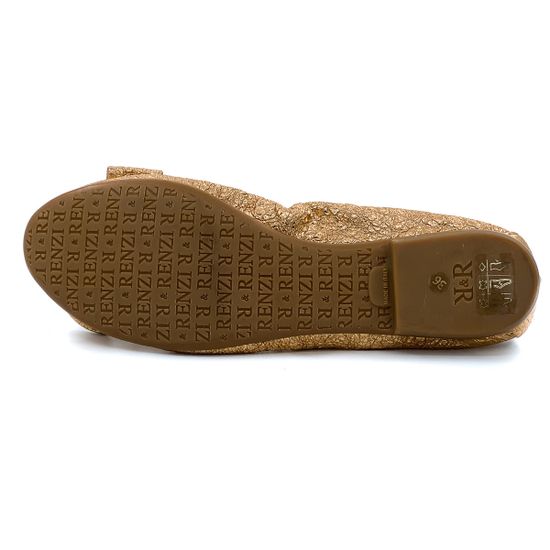 Балетки женские Renzi золотые - фото 4, R563001D RZ
