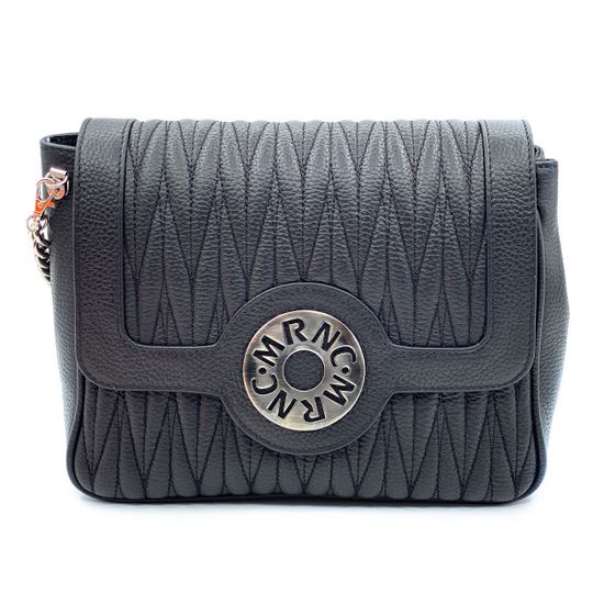 Сумка Marina Creazioni черная кожаная - фото 1, 