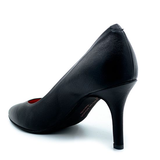 Туфли Pas de Rouge кожа черные - фото 3, 