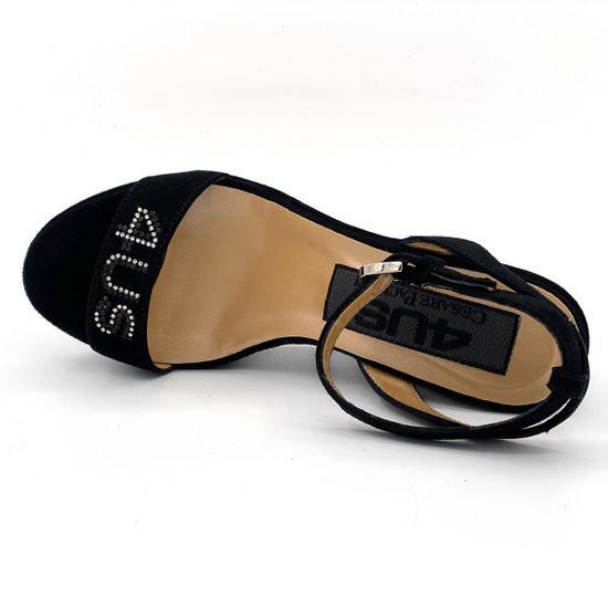 Босоножки Cesare Paciotti замшевые черные - фото 5, LLZD10W PA