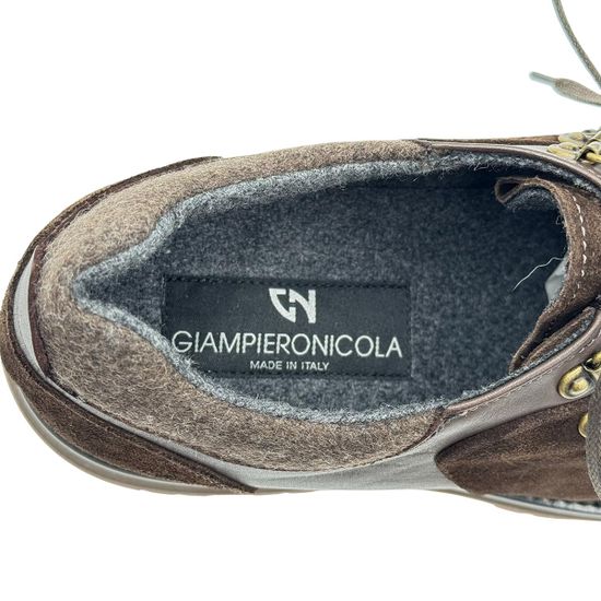 Туфли GIAMPIERONICOLA коричневые замша/кожа на байке - фото 7, R46201 GPN MORO