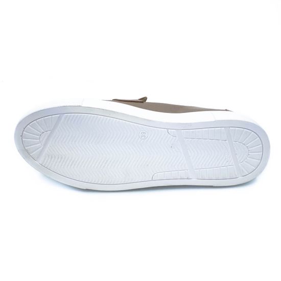 Лоферы Cover бежевые кожаные - фото 4, 1705805 COV TAUPE