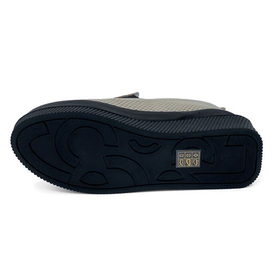 Слипоны Lab Milano бежевые кожаные с перфорацией - фото 4, 3750154 LAB BEIGE