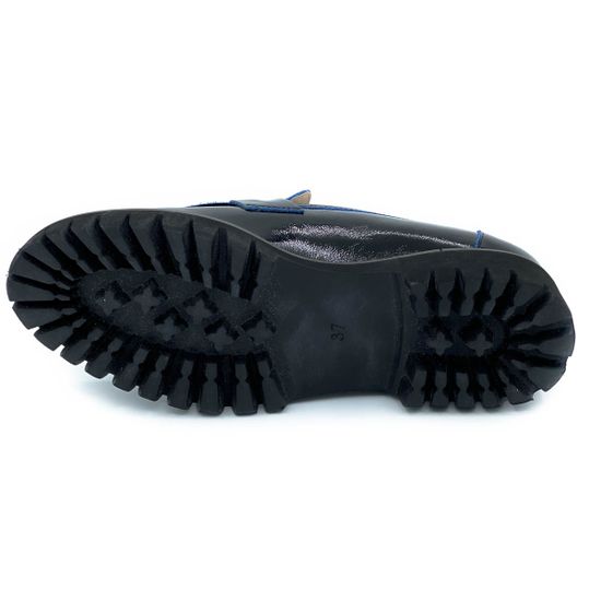 Лоферы Cover черные наплак - фото 4, 70601 COV