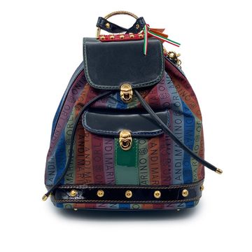 Рюкзак Marino Orlandi кожа/текстиль мультиколор - фото 1, 2289 MO MULT
