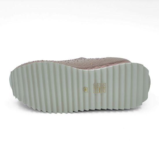 Кроссовки Ilasio Renzoni кожа и текстиль стрейч розовые - фото 4, 