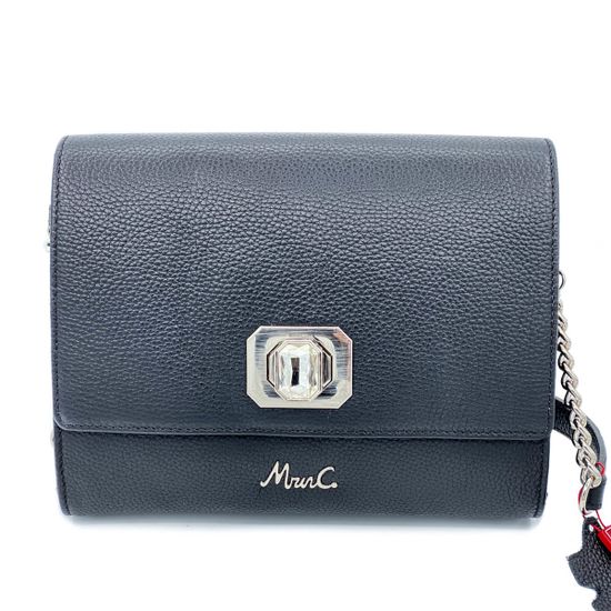 Клатч Marina Creazioni черный кожаный - фото 1, B5282 MC NERO