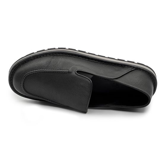 Слипоны GIAMPIERONICOLA черные кожаные - фото 5, 45402A GPN