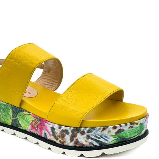 Босоножки Giorgio Piergentili желтые - фото 6, 