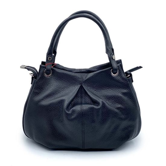 Сумка Marina Creazioni черная кожаная - фото 3, 