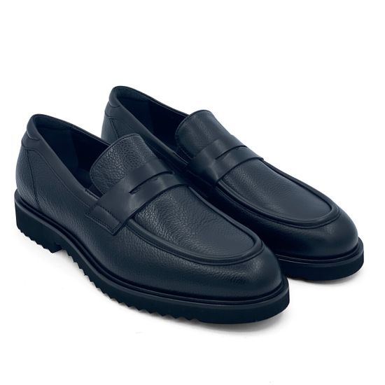 Лоферы Giampieronicola черные кожаные демисезонные - фото 8, S43907 GPN