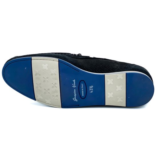 Мокасины Giampieronicola черные замшевые - фото 4, 