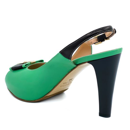 Босоножки Giorgio Piergentili зеленые - фото 3, 
