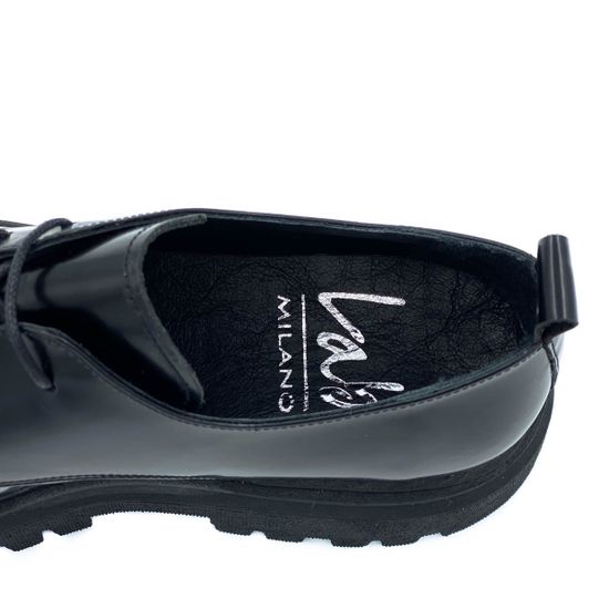 Полуботинки Lab Milano черные кожаные демисезонные - фото 6, ZEN10302 LAB