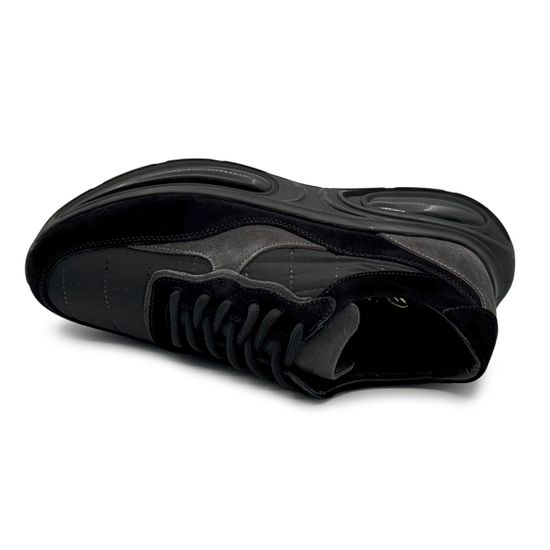 Кроссовки LAB MILANO черные замшевые демисезонные - фото 5, 364 LAB NERO