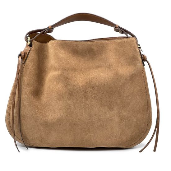 Сумка Loristella рыжая замшевая - фото 1, 3032 LS CUOIO