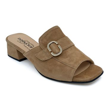 Шлепанцы Donna Soft коричневые замшевые - фото 2, DS1777 DS