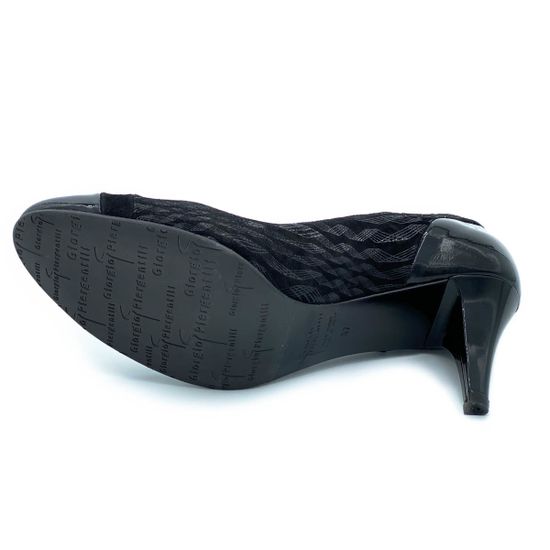 Туфли Giorgio Piergentili черные замшевые - фото 4, 