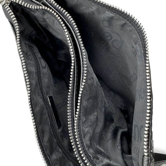 Клатч Renato Angi черный кожаный с плетением - фото 6, 3359617 RA NERO