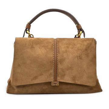 Сумка Loristella рыжая замшевая - фото 1, 2735 LS CUOIO