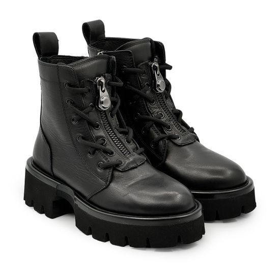 Ботинки NILA&NILA черные кожаные демисезонные - фото 8, NO6474 NIL NERO