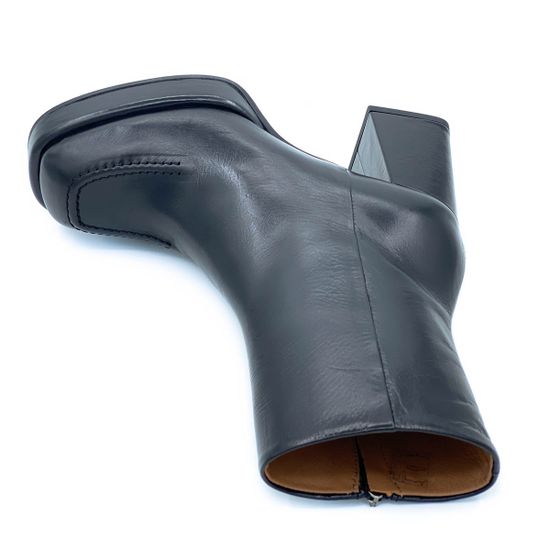 Ботильоны Mot Cle черные кожаные демисезонные - фото 5, 