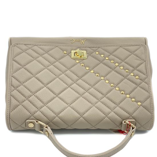 Сумка Marina Creazioni бежевая кожаная - фото 4, B5037 MC BEIGE