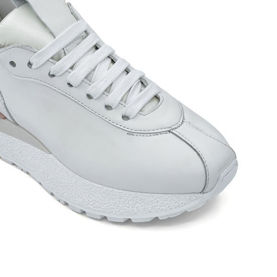 Кроссовки MIMMU бело-розовые кожаные N17 - фото 6, F937K2 MIM N17