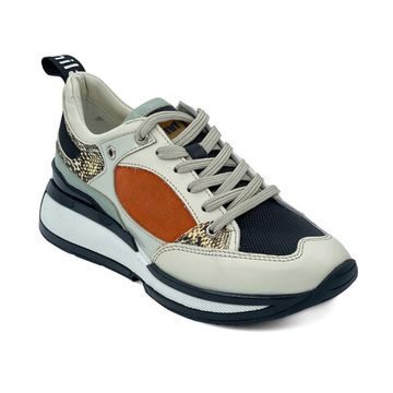 Кроссовки NILA NILA демисезонные мультиколор питон кожаные/замшевые - фото 2, NO5816 NIL MULT PITON