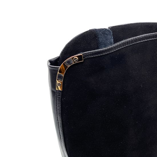 Сапоги Le Pepe черные замшевые демисезонные - фото 7, A322944 PEP