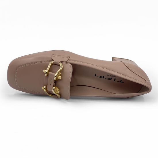 Туфли Tiffi кожаные телесного цвета - фото 5, TF30/30 TI NUDE