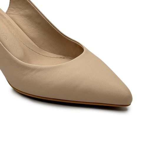 Туфли летние LAB MILANO светло-бежевые кожаные - фото 6, 0096A520 LAB CHIARO BEIGE