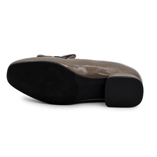 Лоферы женские Mot-Cle серые лакированные - фото 4, MOT2783 MOT GRIGIO