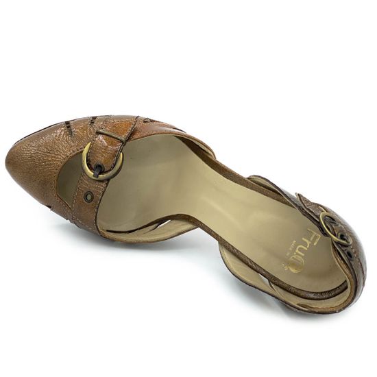 Босоножки Fru.it коричневые лаковые - фото 4, 8012 FR