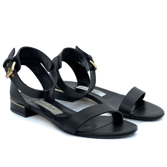 Босоножки Left&amp;Right черные кожаные - фото 7, 