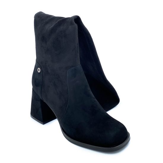 Сапоги Tuffoni черные замшевые Байка - фото 2, 