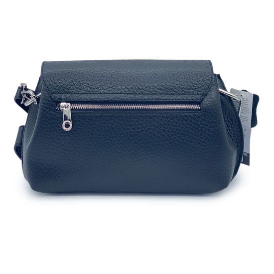 Сумка Di Gregorio черная кожаная - фото 3, 821 DG NERO