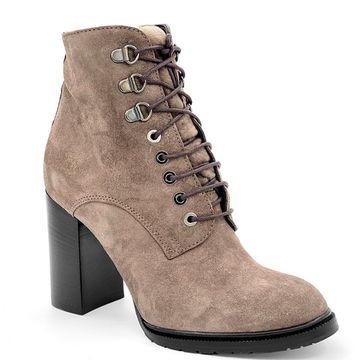 Ботильоны Giorgio Piergentili бежевые замшевые МЕХ - фото 2, 657 GP